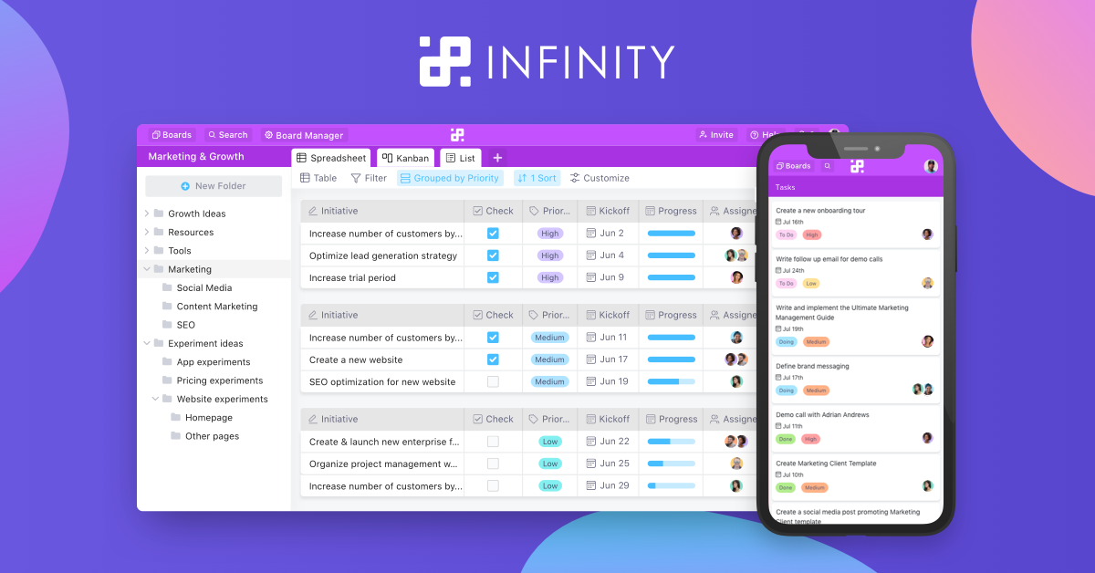 infinity integrations